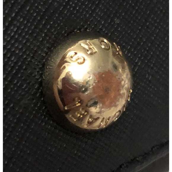 Michael Kors 30S3TCYS2L Cynthia Medium Satchel Black / 001 Calfskin Tote Bag - Picture 9 of 12